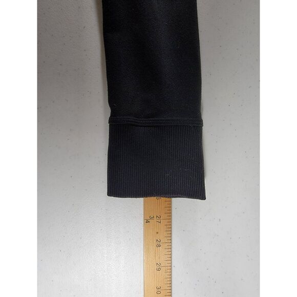 Lululemon Women's Black Vented Full Zip Sweatshirt - sz 8 - Picture 3 of 7